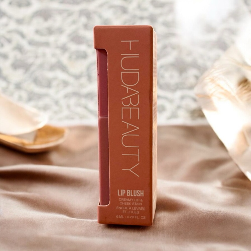 ⚫️ Huda Beauty Lip Blush Creamy Lip & Cheek Stain Rosy Kiss Full-Size - Picture 6 of 7